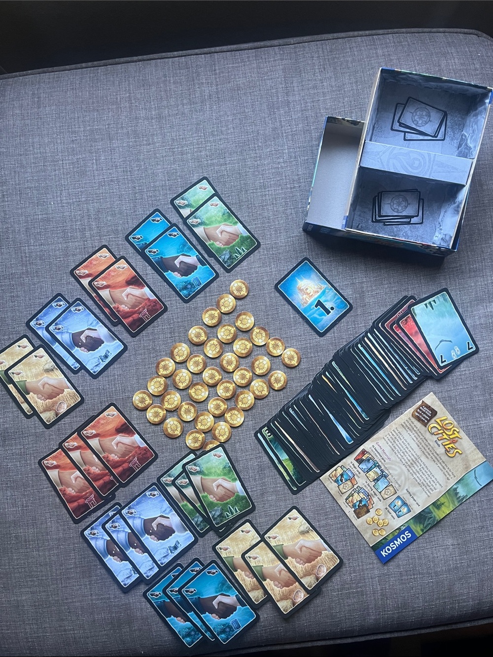 Kosmos Lost Cities Rivals Card Game Complete Excellent Condition - Picture 4 of 7